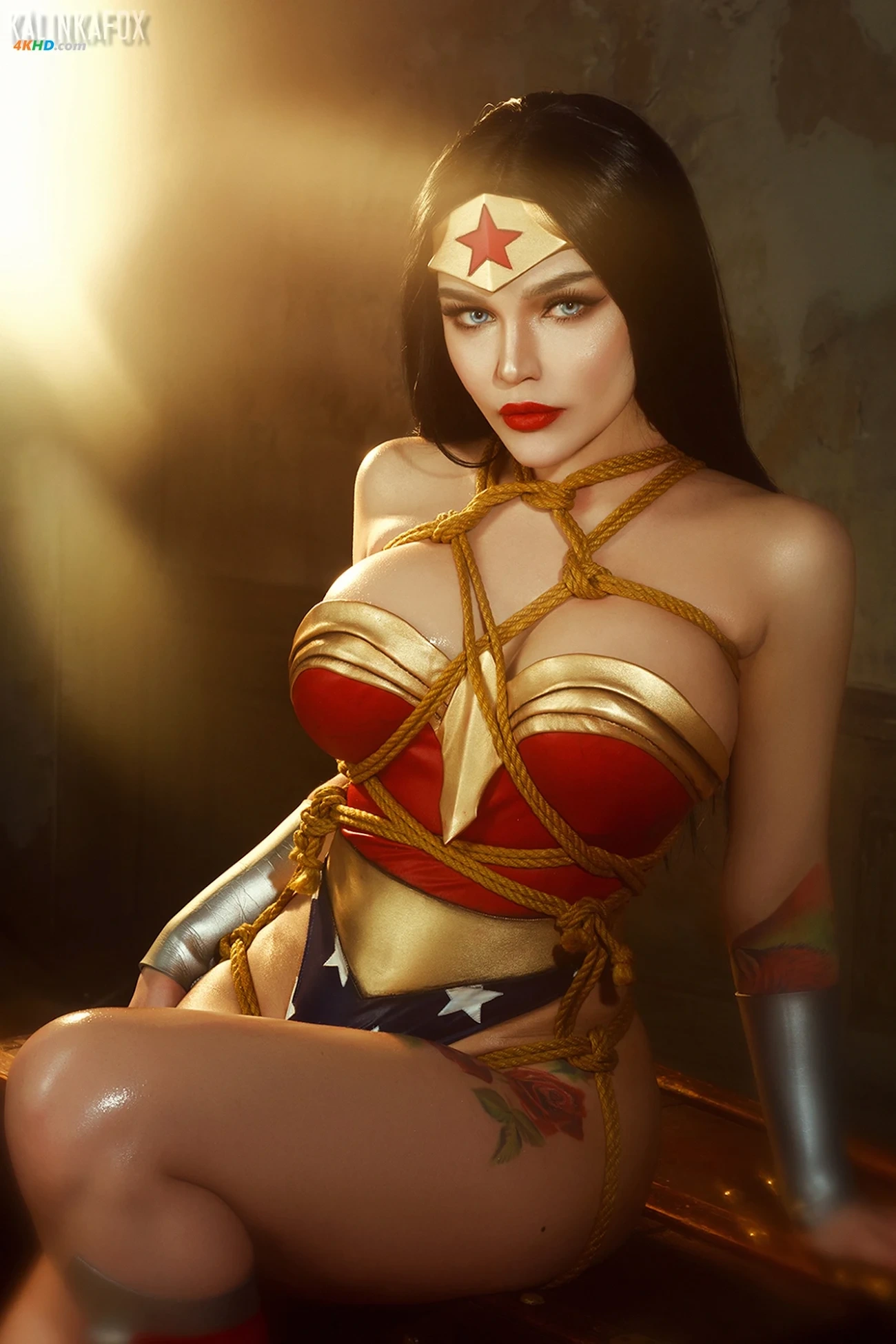 Kalinka Fox - Wonder Woman Shibari — photo 16