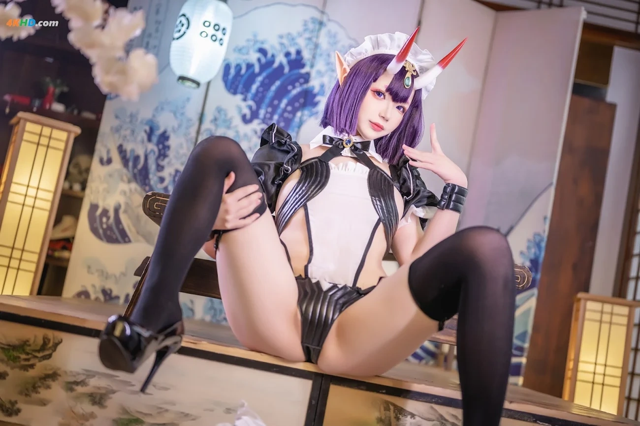 [(YukiTing)] Shuten Douji Maid — photo 5