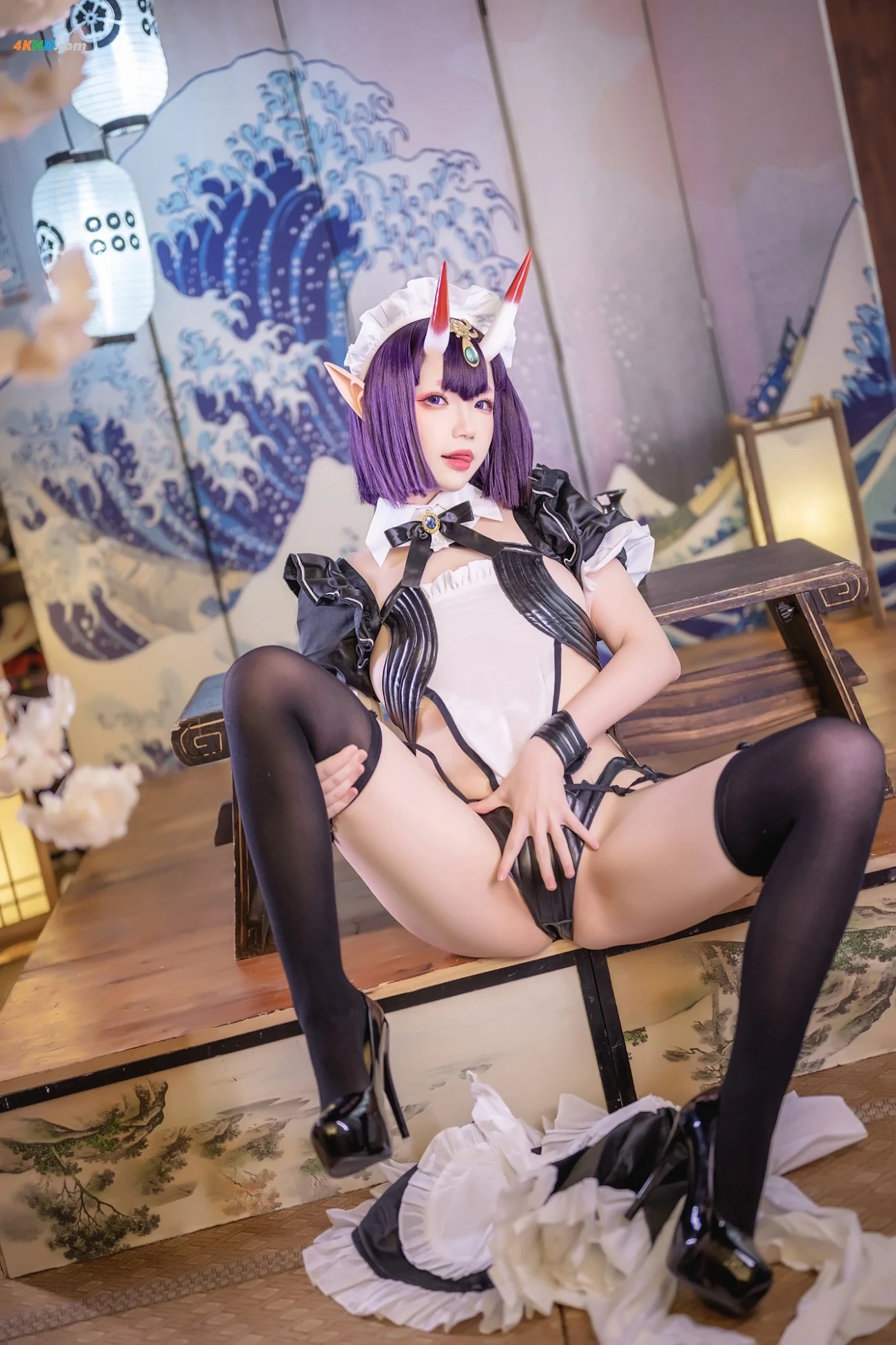 [(YukiTing)] Shuten Douji Maid — photo 6