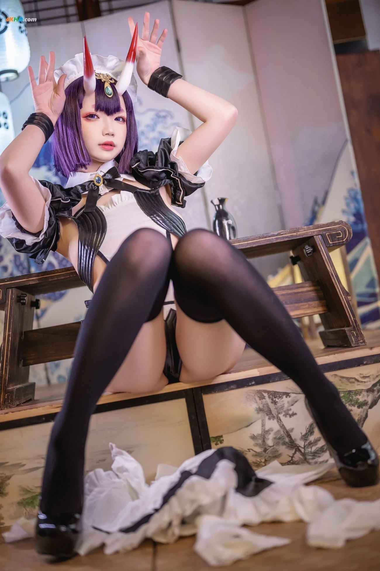 [(YukiTing)] Shuten Douji Maid — photo 8