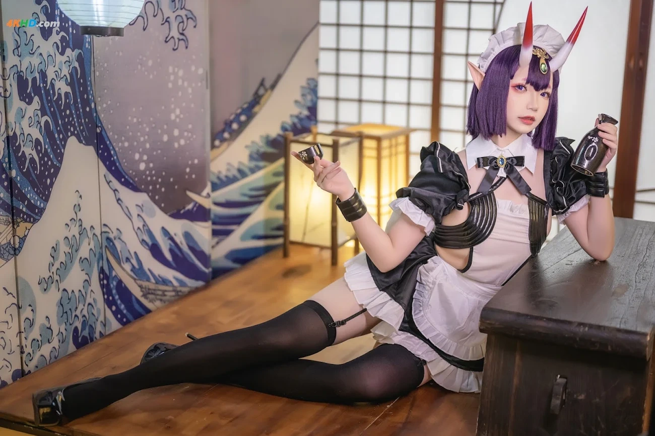 [(YukiTing)] Shuten Douji Maid — photo 45