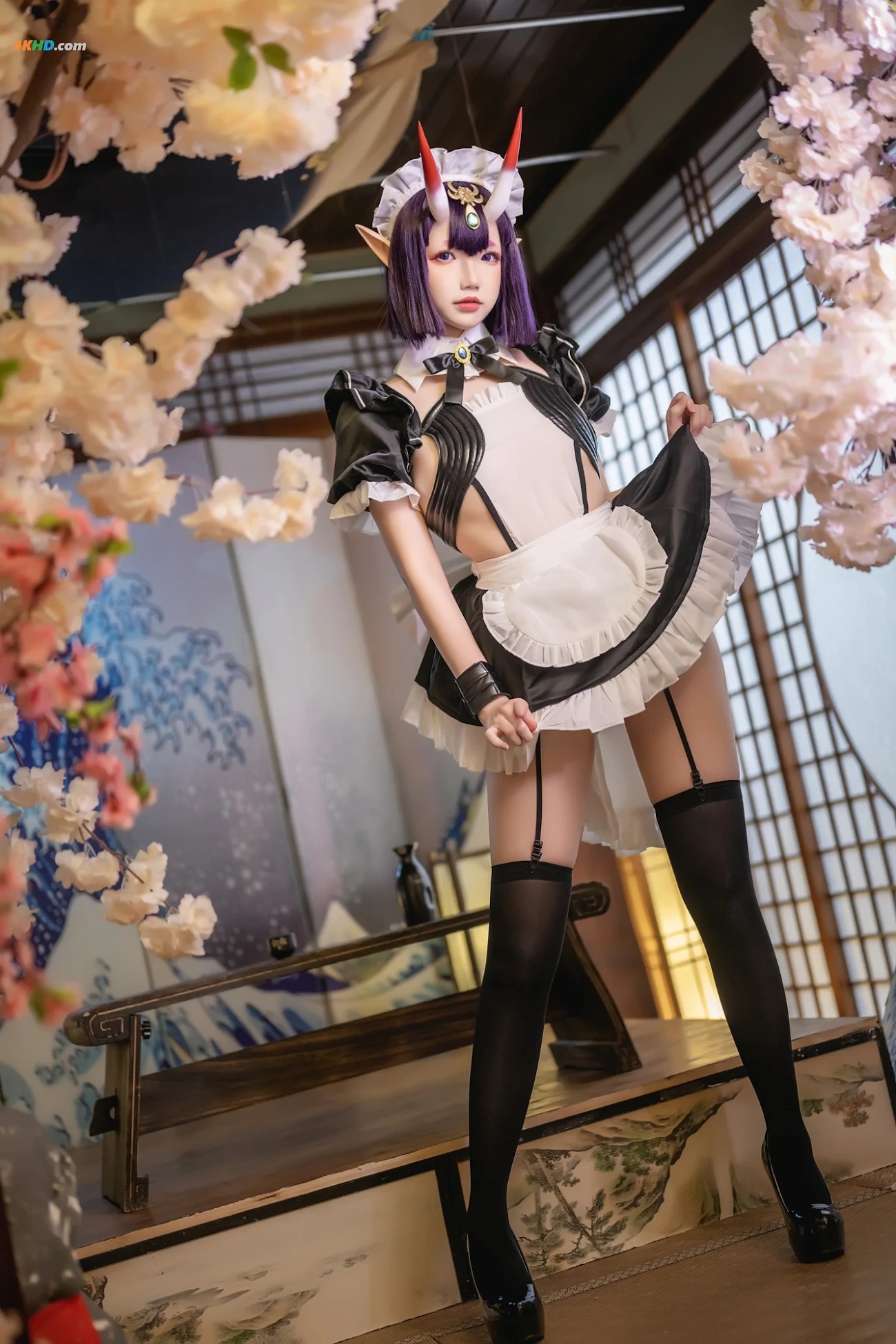 [(YukiTing)] Shuten Douji Maid — photo 48