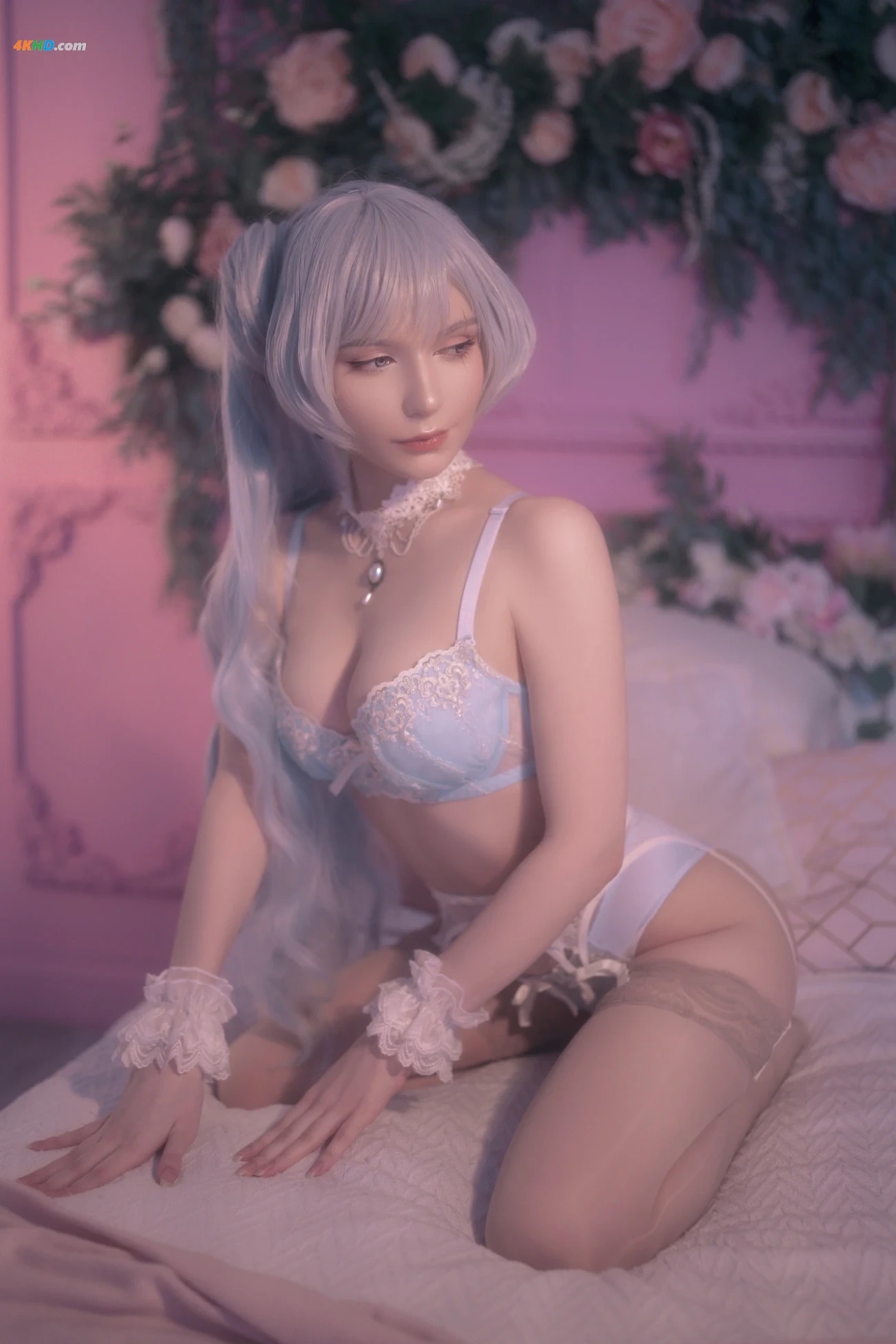 Michi Kyunn - Weiss in flowers — photo 26