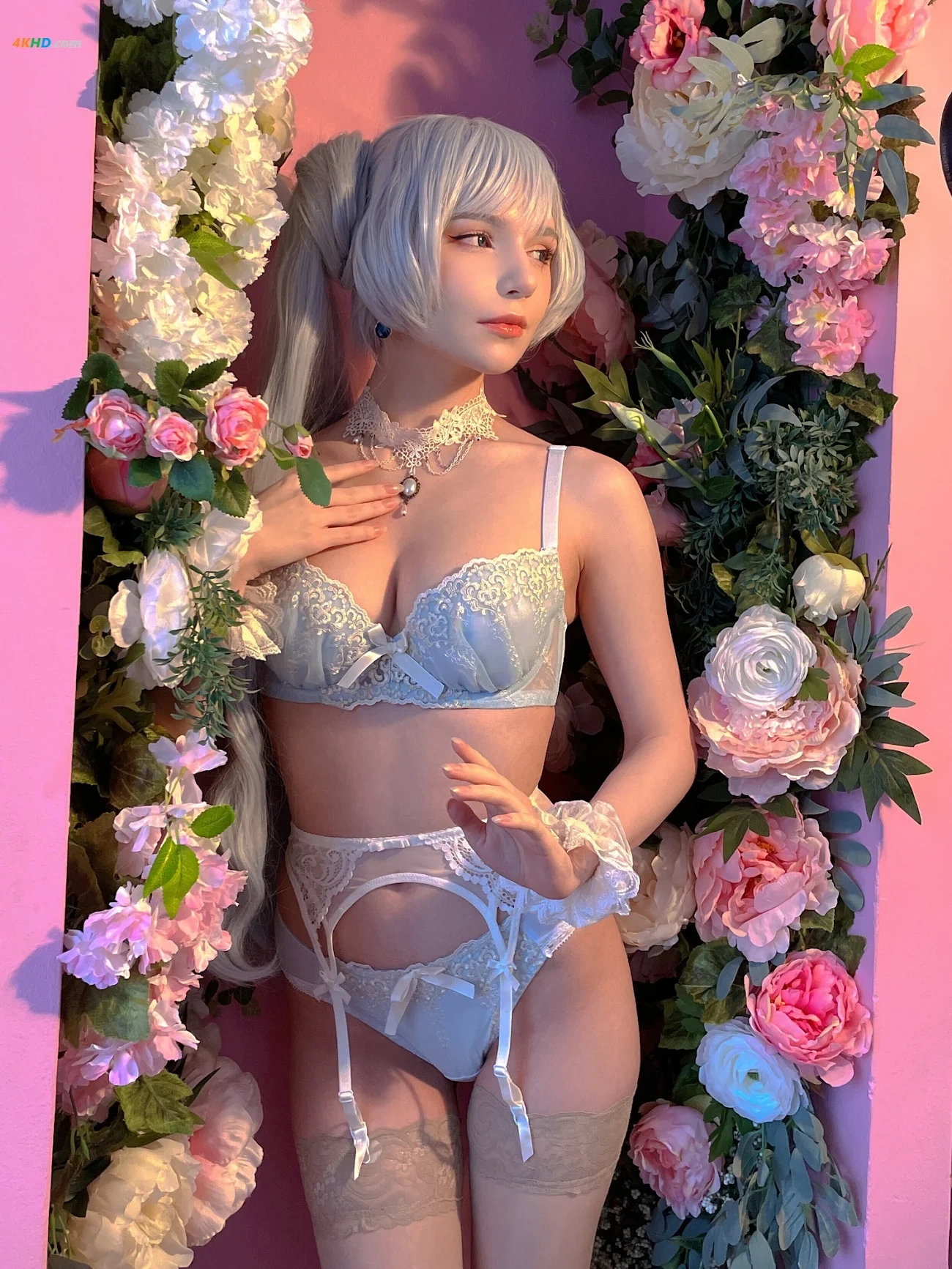 Michi Kyunn - Weiss in flowers — photo 48