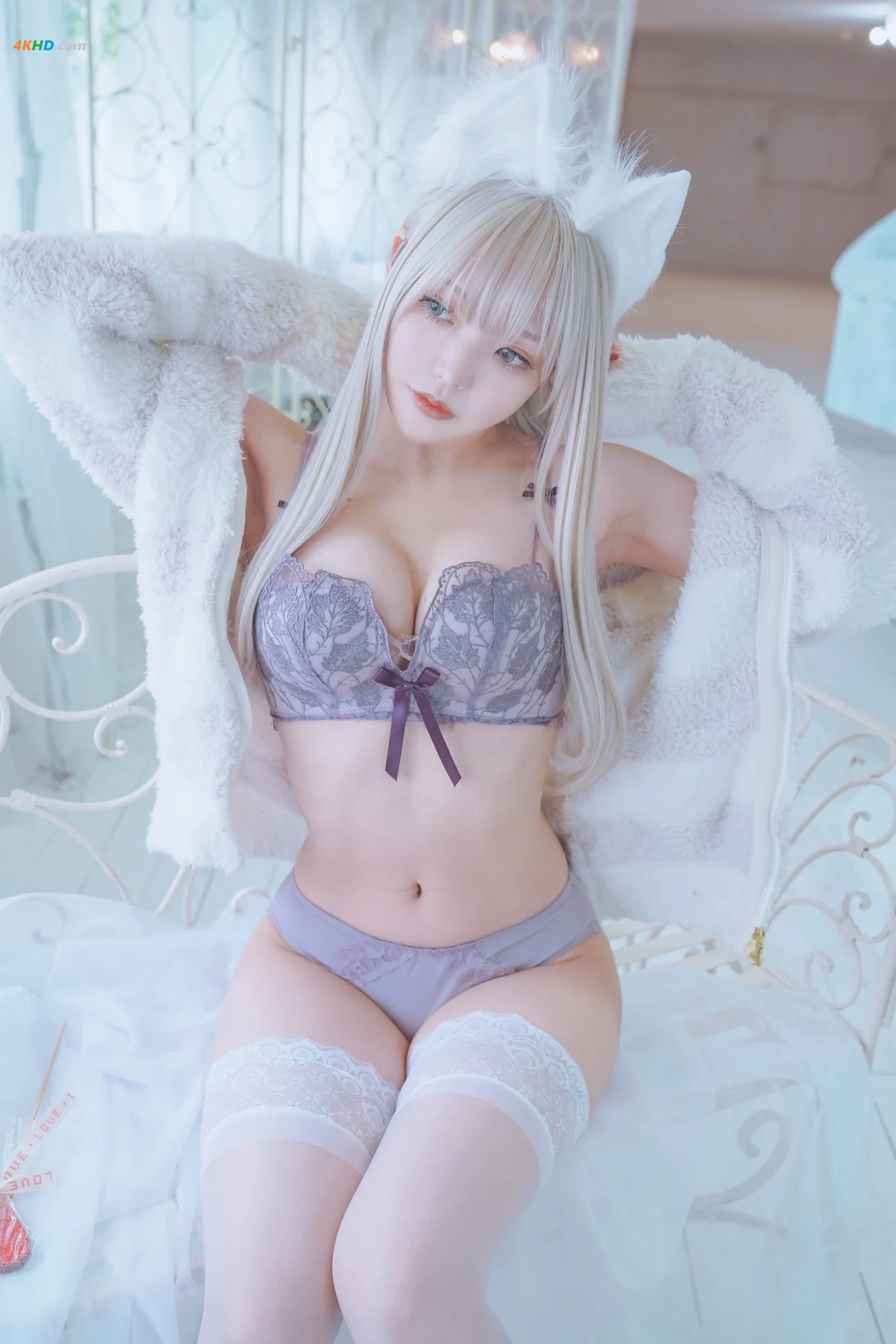 kuroteia (kuro) - [(KEMOMIMI WHITE)]Lingerie — photo 1