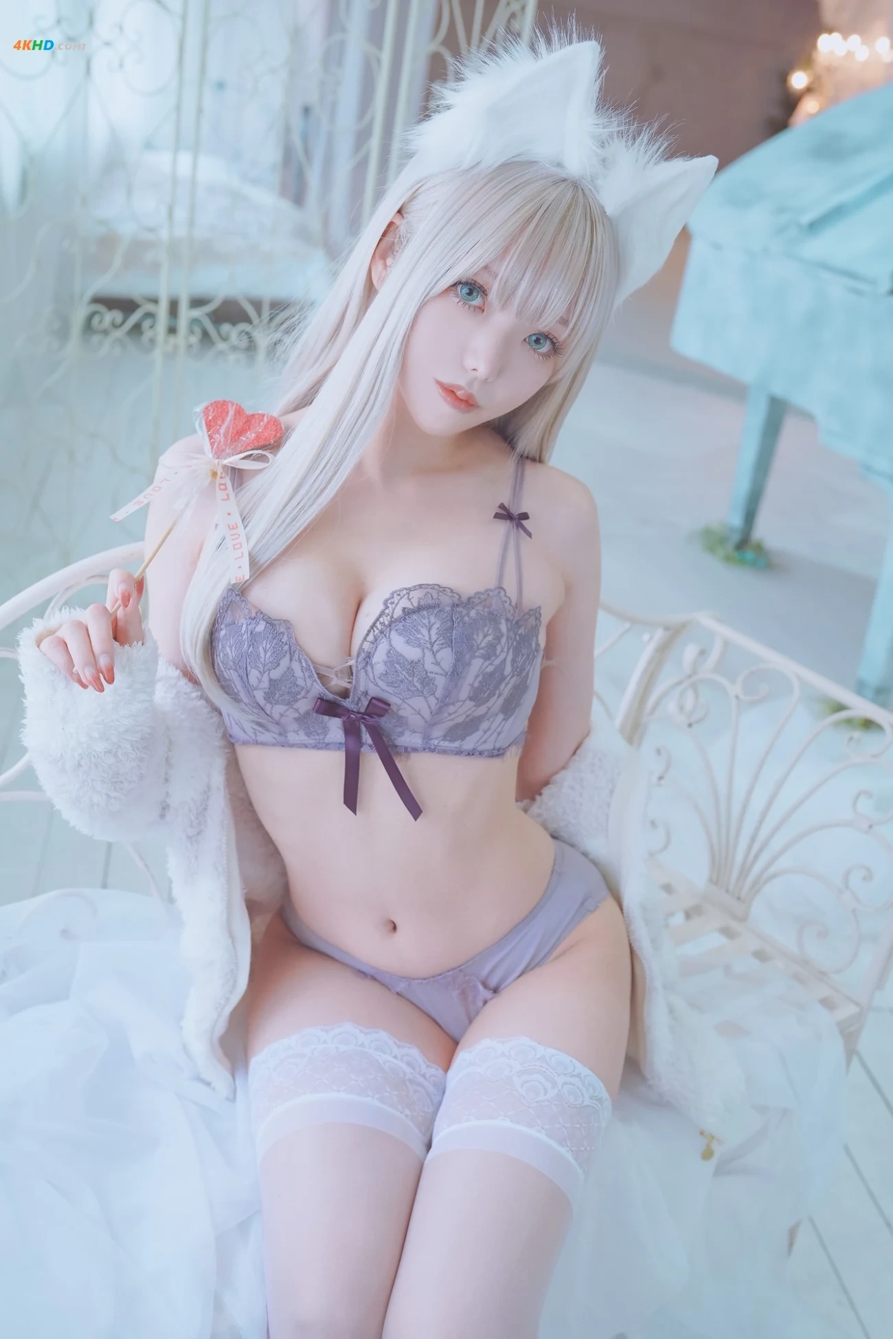kuroteia (kuro) - [(KEMOMIMI WHITE)]Lingerie — photo 3