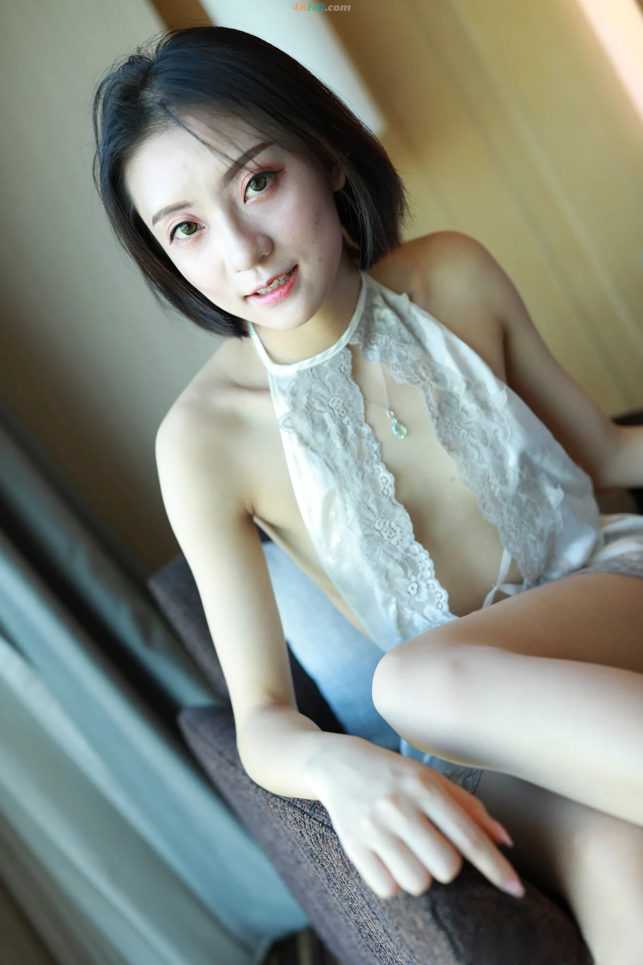 [Private Photoshoot] WeiZhiMoTe - ShenXianQiZhiDuanFaNuShen QuanChiDuSiPai WanMeiBaiNenShenZi — photo 13