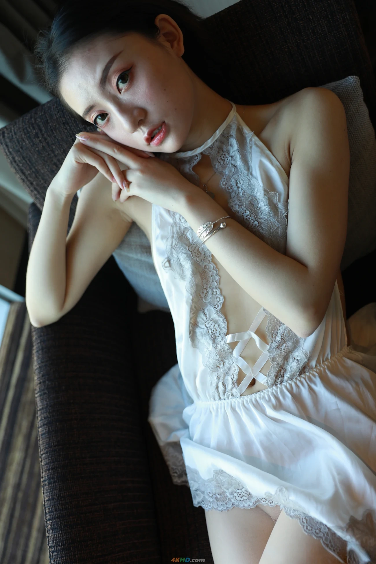 [Private Photoshoot] WeiZhiMoTe - ShenXianQiZhiDuanFaNuShen QuanChiDuSiPai WanMeiBaiNenShenZi — photo 26