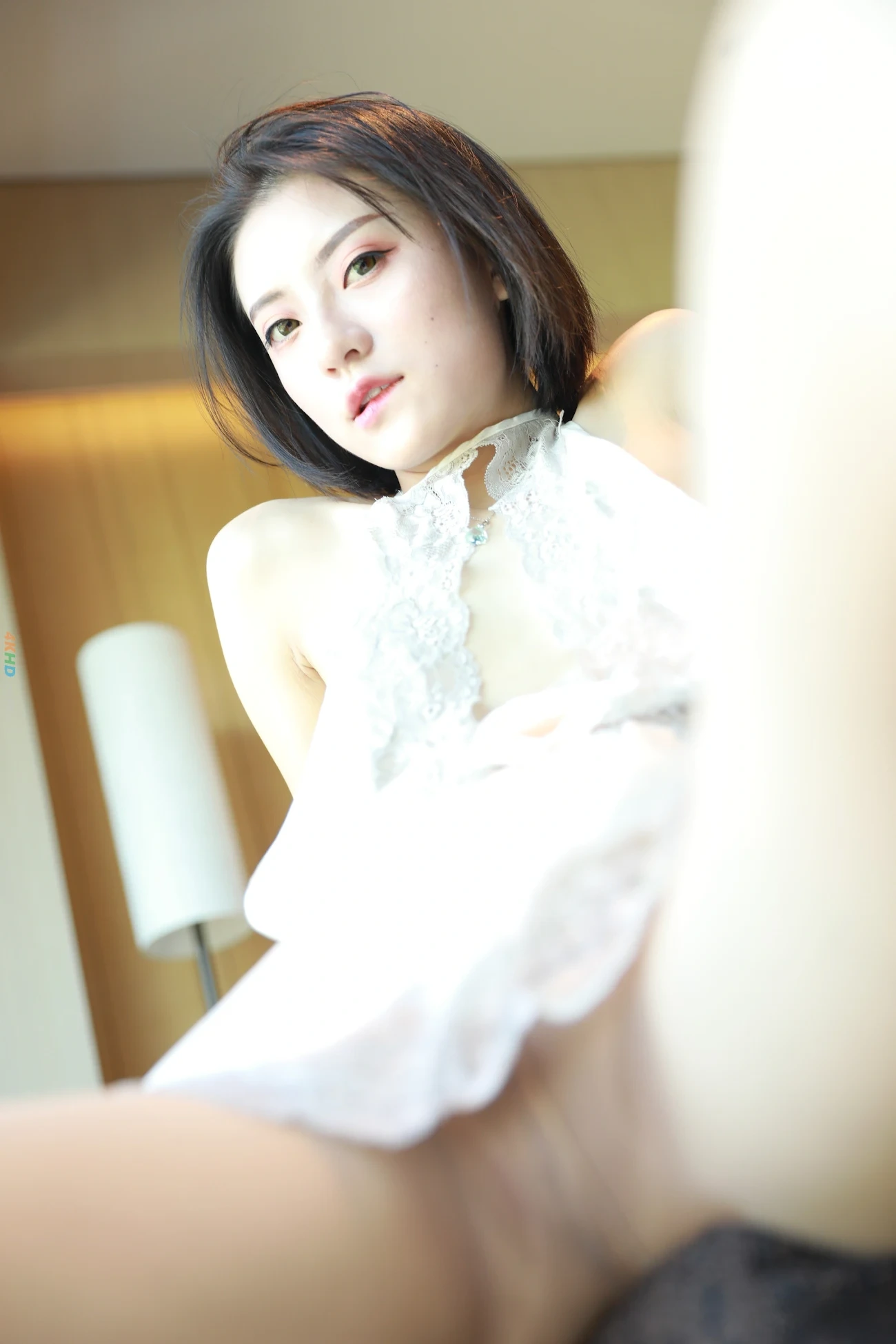 [Private Photoshoot] WeiZhiMoTe - ShenXianQiZhiDuanFaNuShen QuanChiDuSiPai WanMeiBaiNenShenZi — photo 43