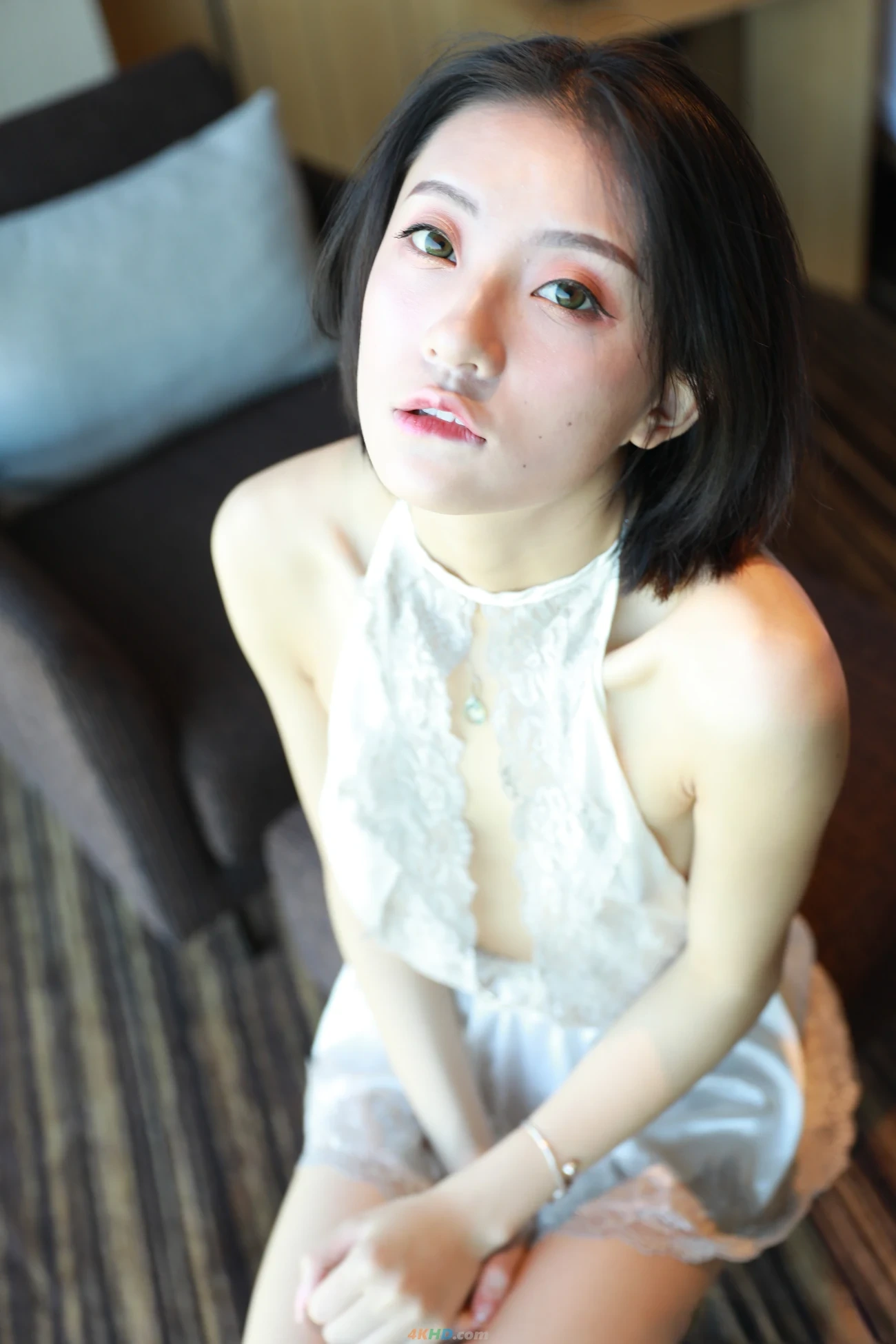 [Private Photoshoot] WeiZhiMoTe - ShenXianQiZhiDuanFaNuShen QuanChiDuSiPai WanMeiBaiNenShenZi — photo 55