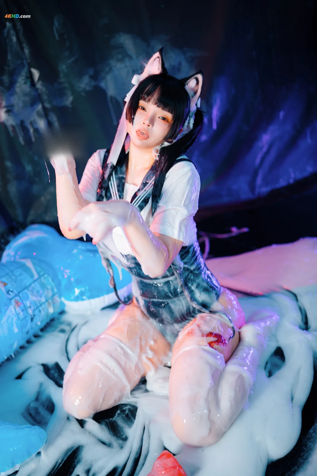 LuoLuoRaku_66 - [ZiGouShouFa] CosLaTaXiaoMaoMessy Kitty — photo 4