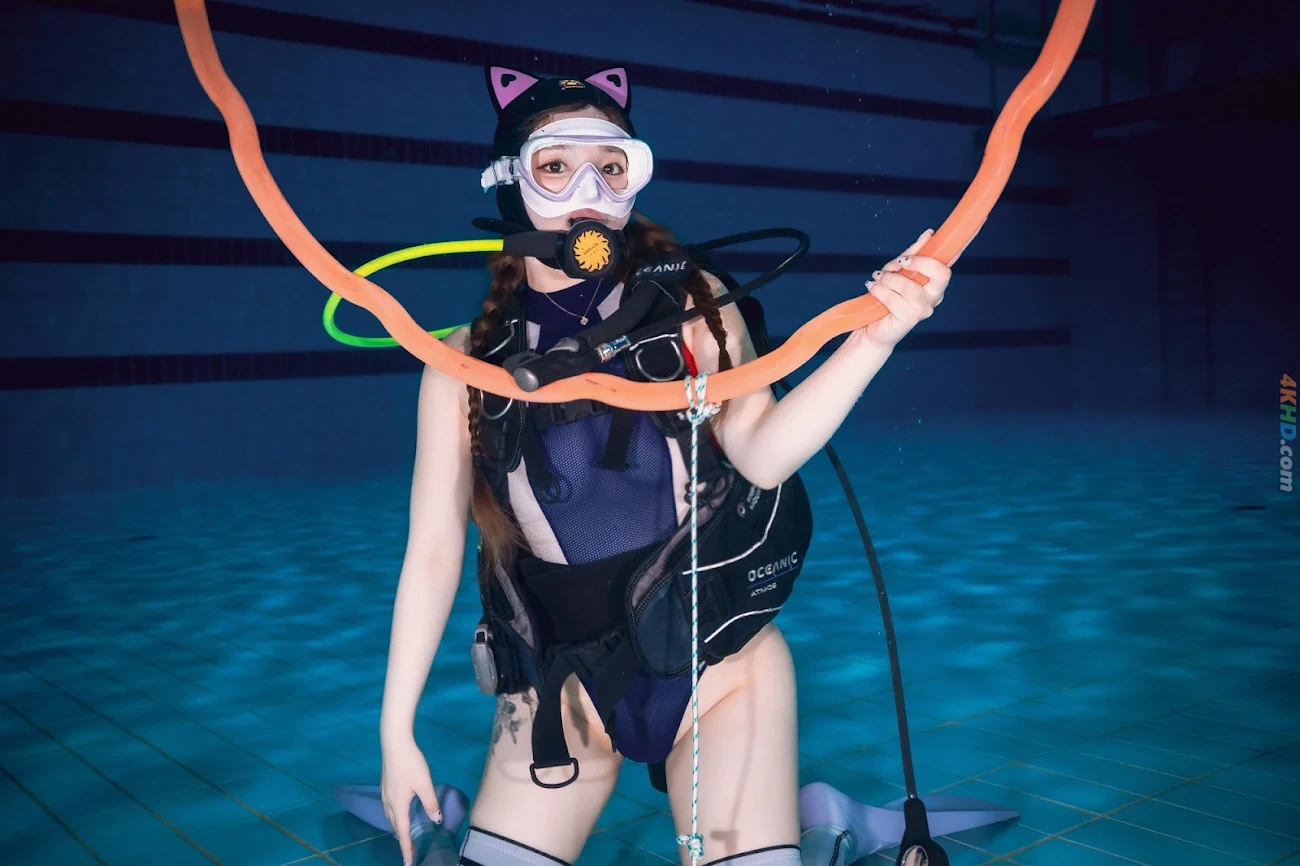 DJAWA Photo Vol.0351 YeEun Swimming Lessons Underwater — photo 3