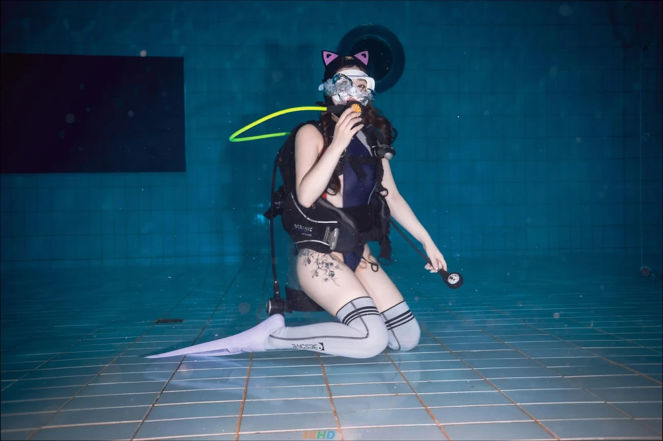 DJAWA Photo Vol.0351 YeEun Swimming Lessons Underwater — photo 16