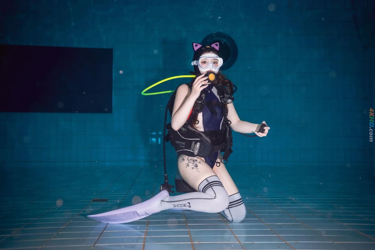 DJAWA Photo Vol.0351 YeEun Swimming Lessons Underwater — photo 17