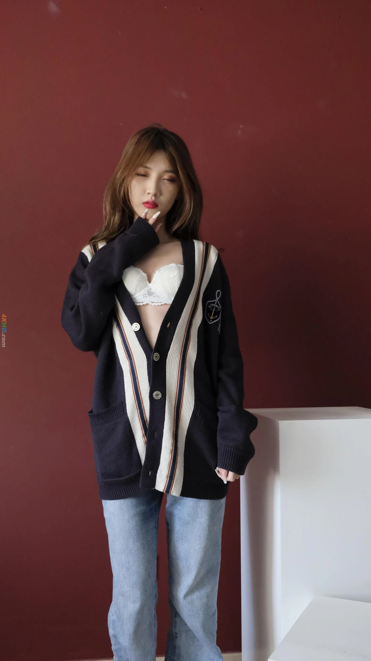 [Private Photoshoot] BaiXue(JiaFei) - GaoLengHeiSiNuShen QuanChiDuRenTiSiPai — photo 27