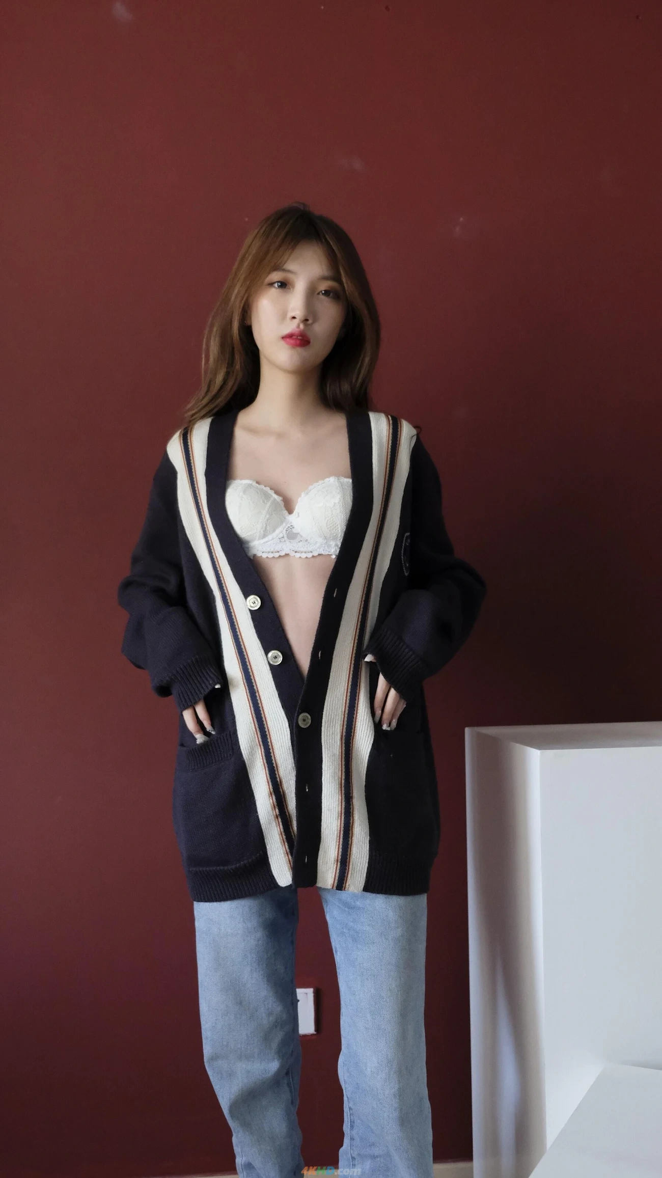 [Private Photoshoot] BaiXue(JiaFei) - GaoLengHeiSiNuShen QuanChiDuRenTiSiPai — photo 53