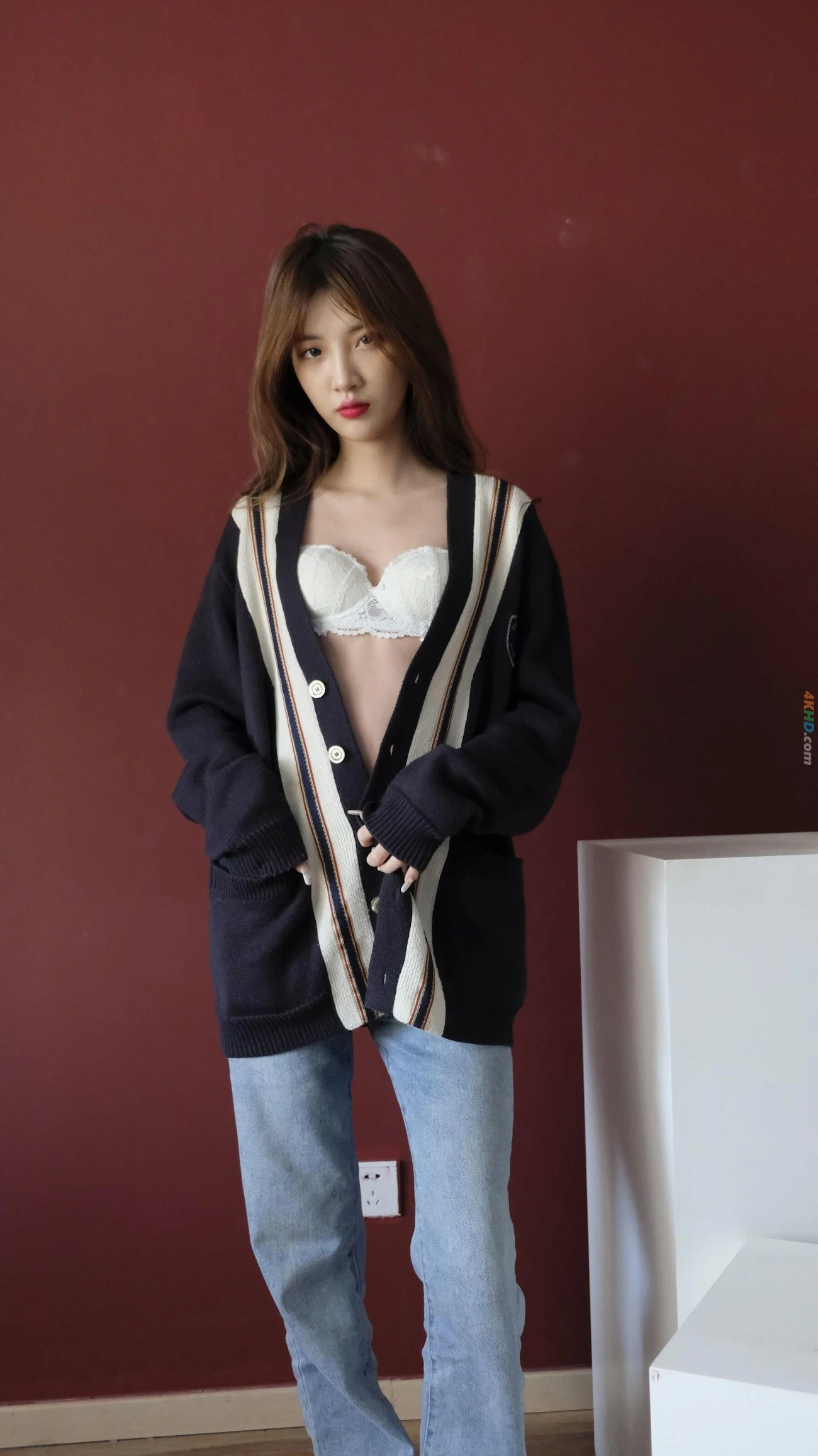 [Private Photoshoot] BaiXue(JiaFei) - GaoLengHeiSiNuShen QuanChiDuRenTiSiPai — photo 64