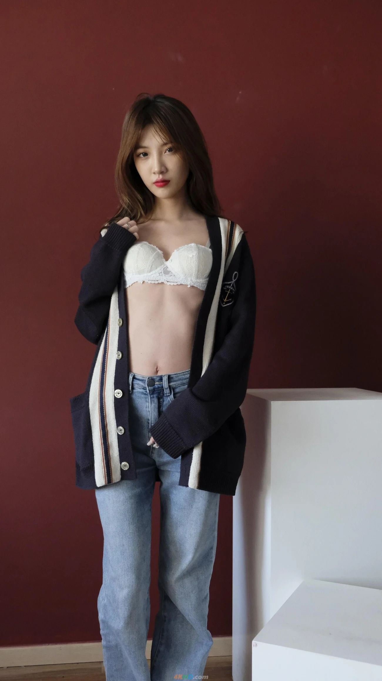 [Private Photoshoot] BaiXue(JiaFei) - GaoLengHeiSiNuShen QuanChiDuRenTiSiPai — photo 79