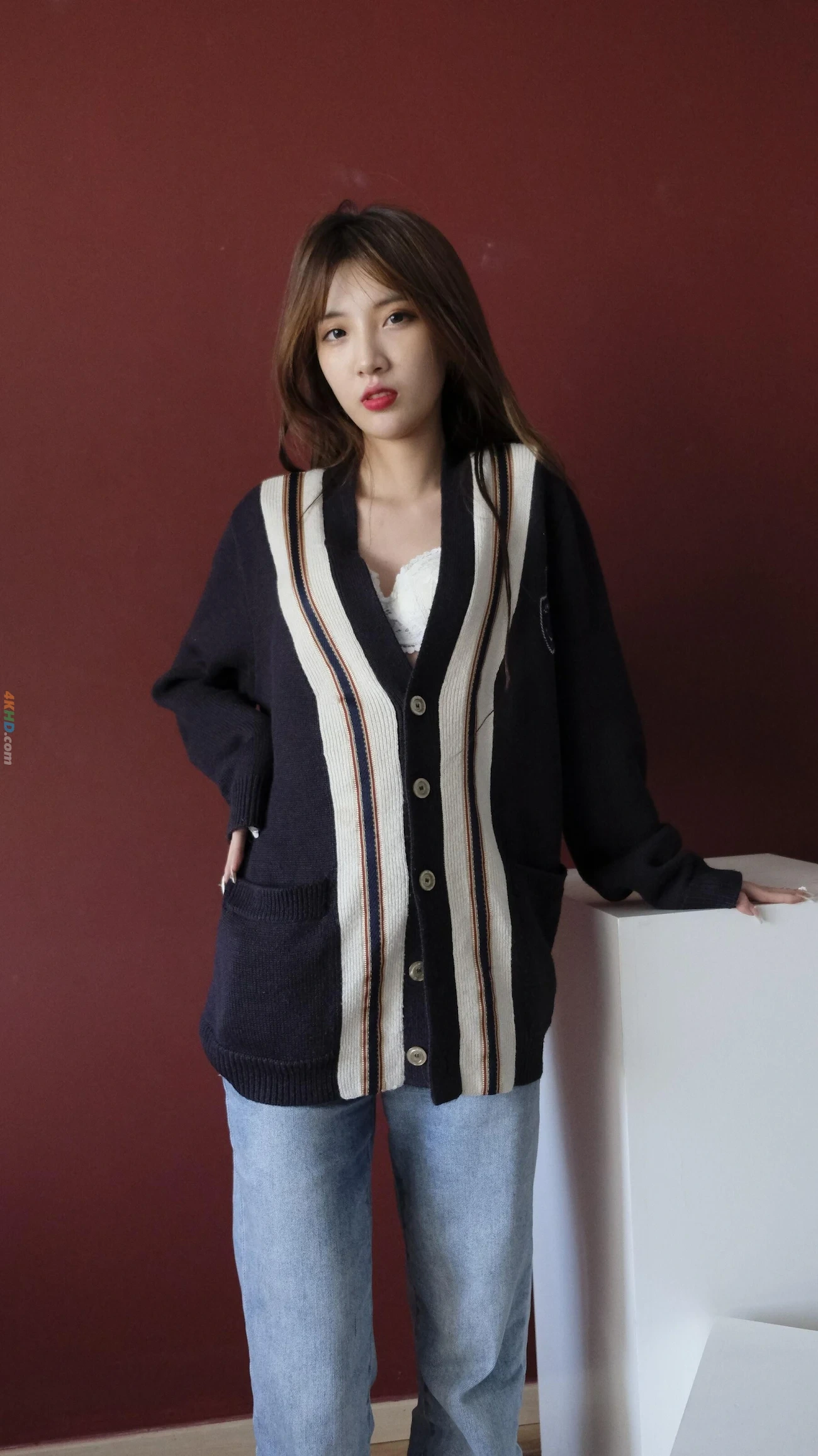[Private Photoshoot] BaiXue(JiaFei) - GaoLengHeiSiNuShen QuanChiDuRenTiSiPai — photo 112