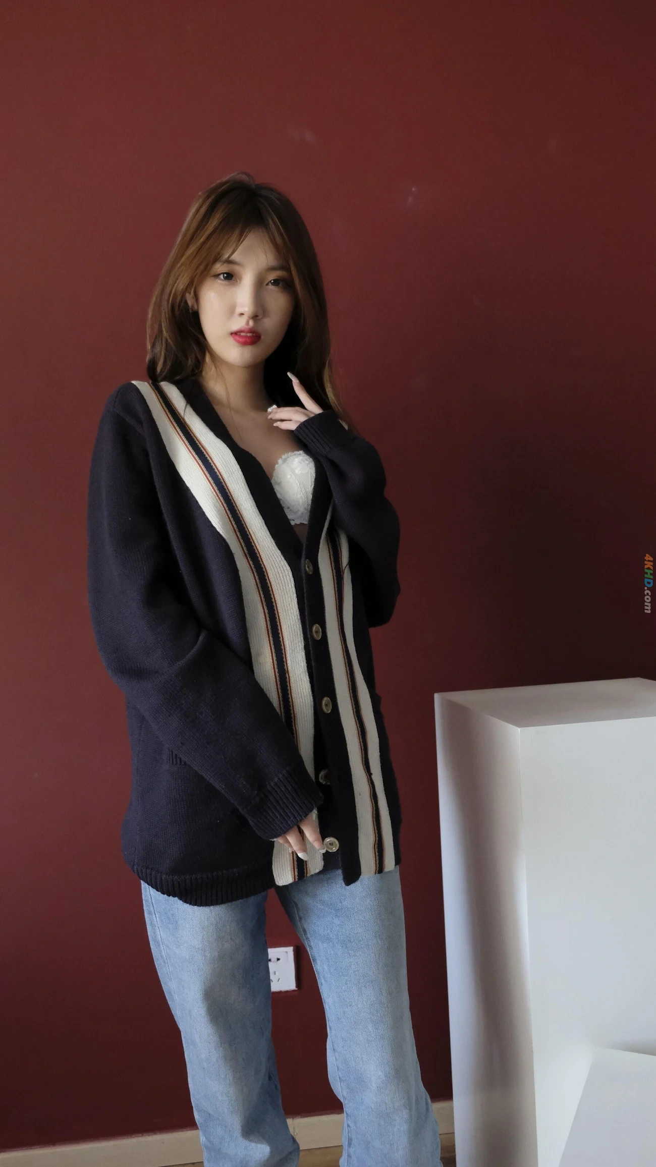 [Private Photoshoot] BaiXue(JiaFei) - GaoLengHeiSiNuShen QuanChiDuRenTiSiPai — photo 149