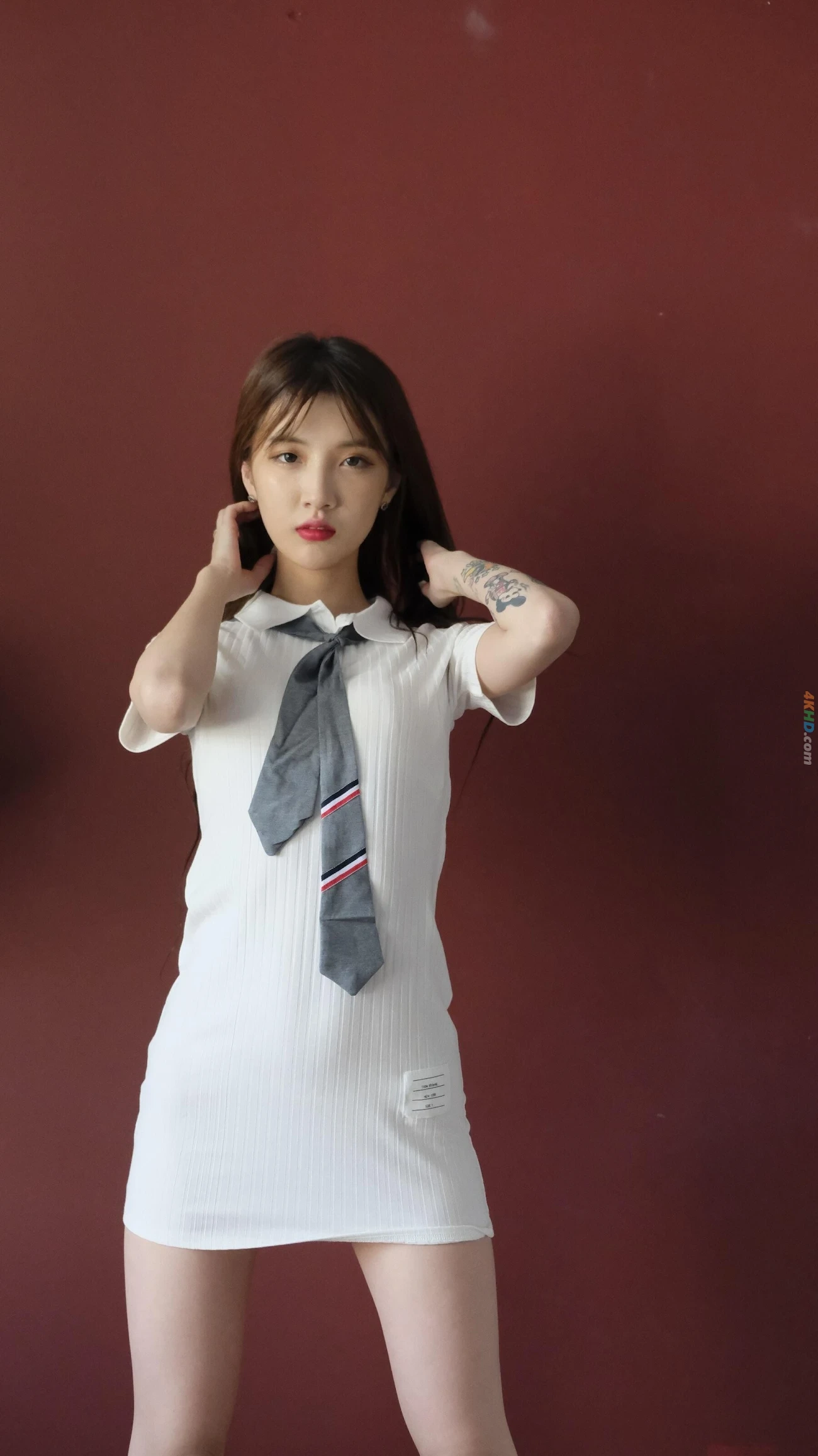 [Private Photoshoot] BaiXue(JiaFei) - GaoLengHeiSiNuShen QuanChiDuRenTiSiPai — photo 164