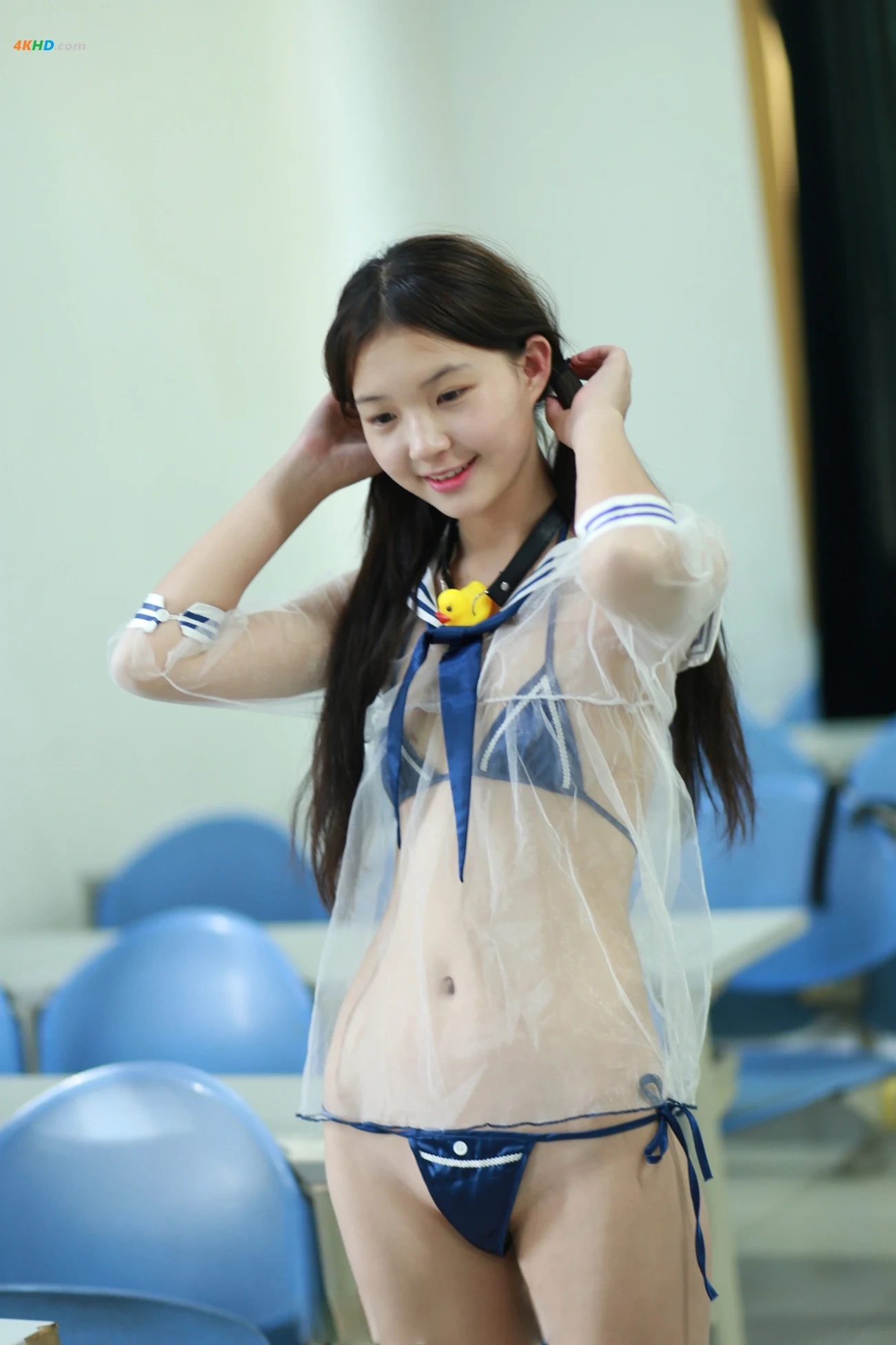 [Private Photoshoot] XiaoKeAi - GeBiBanDeNaGeNuHai BaiNenQingChunXiaoHua QuanChiDuSiPai — photo 115