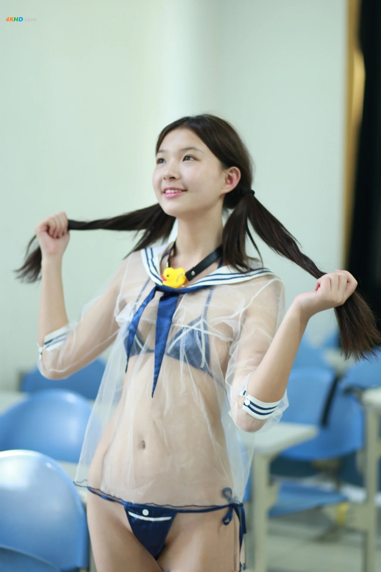 [Private Photoshoot] XiaoKeAi - GeBiBanDeNaGeNuHai BaiNenQingChunXiaoHua QuanChiDuSiPai — photo 116