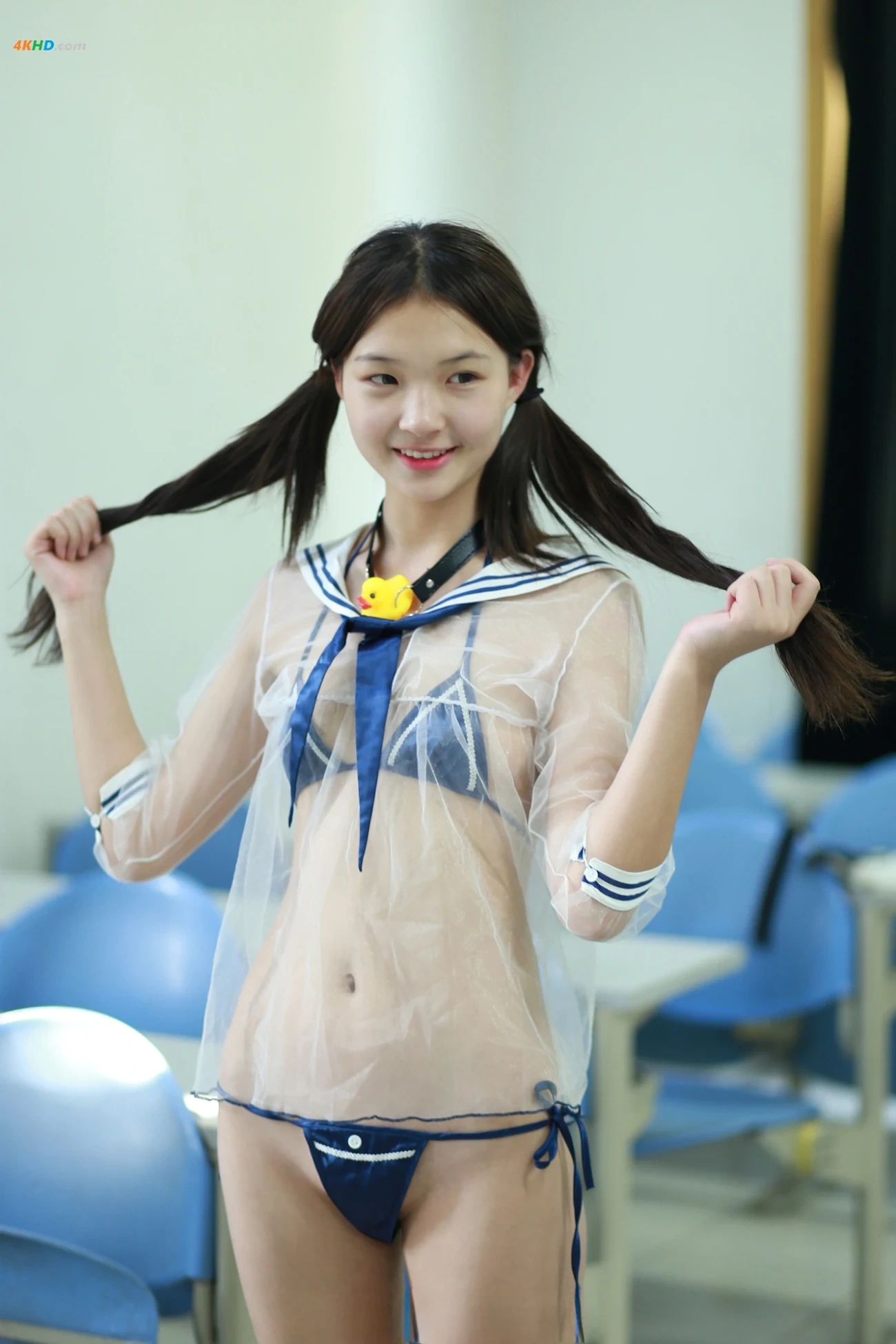 [Private Photoshoot] XiaoKeAi - GeBiBanDeNaGeNuHai BaiNenQingChunXiaoHua QuanChiDuSiPai — photo 117