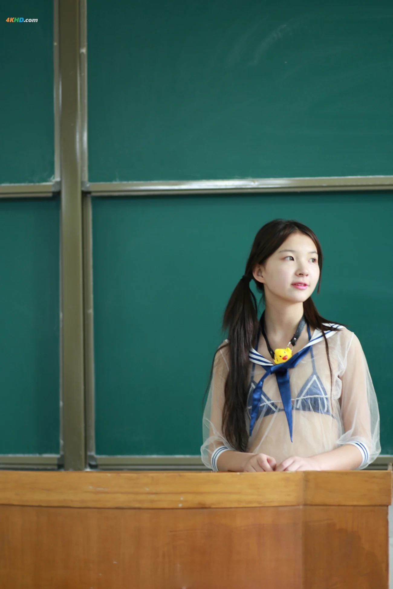 [Private Photoshoot] XiaoKeAi - GeBiBanDeNaGeNuHai BaiNenQingChunXiaoHua QuanChiDuSiPai — photo 125