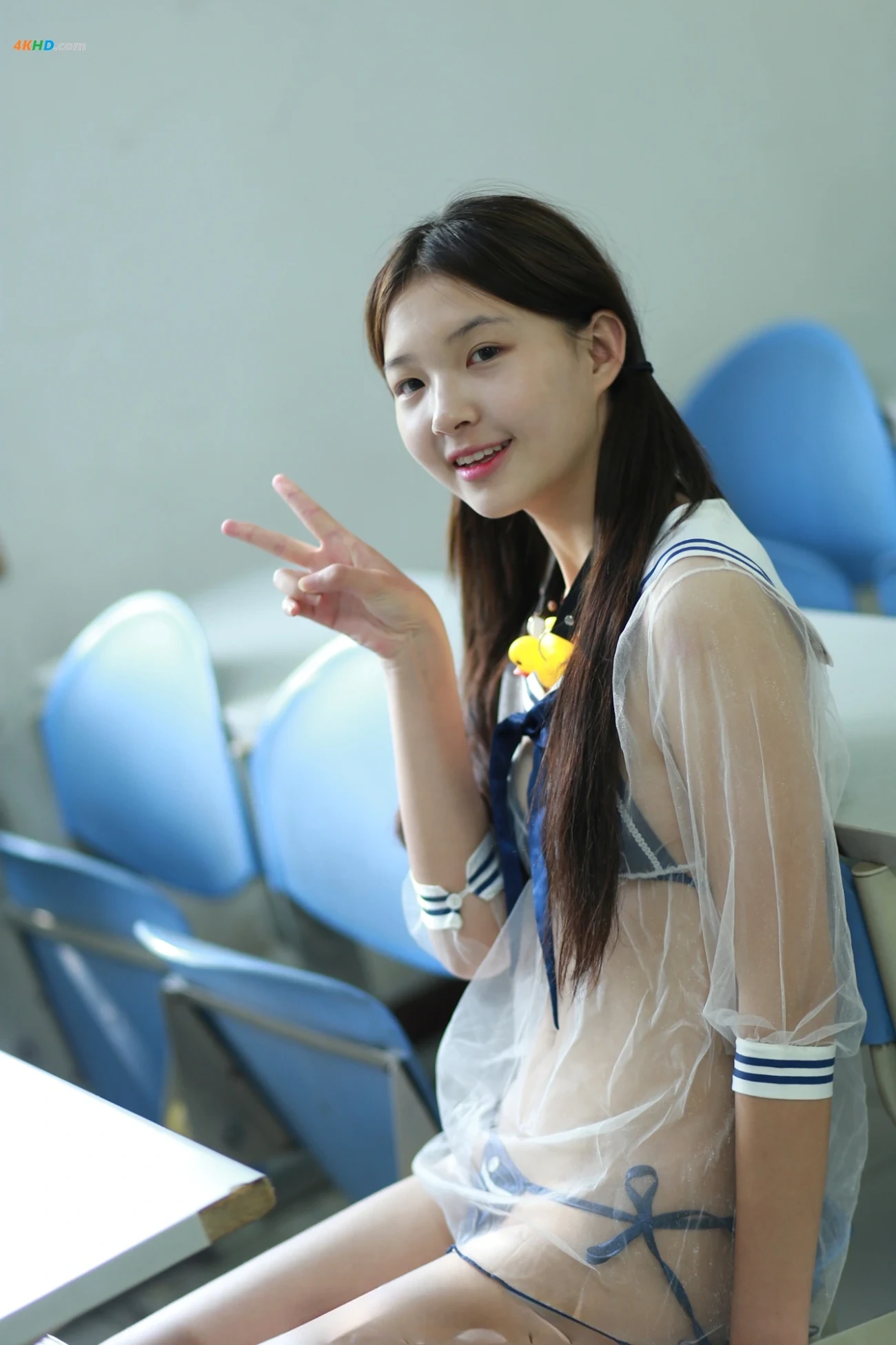 [Private Photoshoot] XiaoKeAi - GeBiBanDeNaGeNuHai BaiNenQingChunXiaoHua QuanChiDuSiPai — photo 152