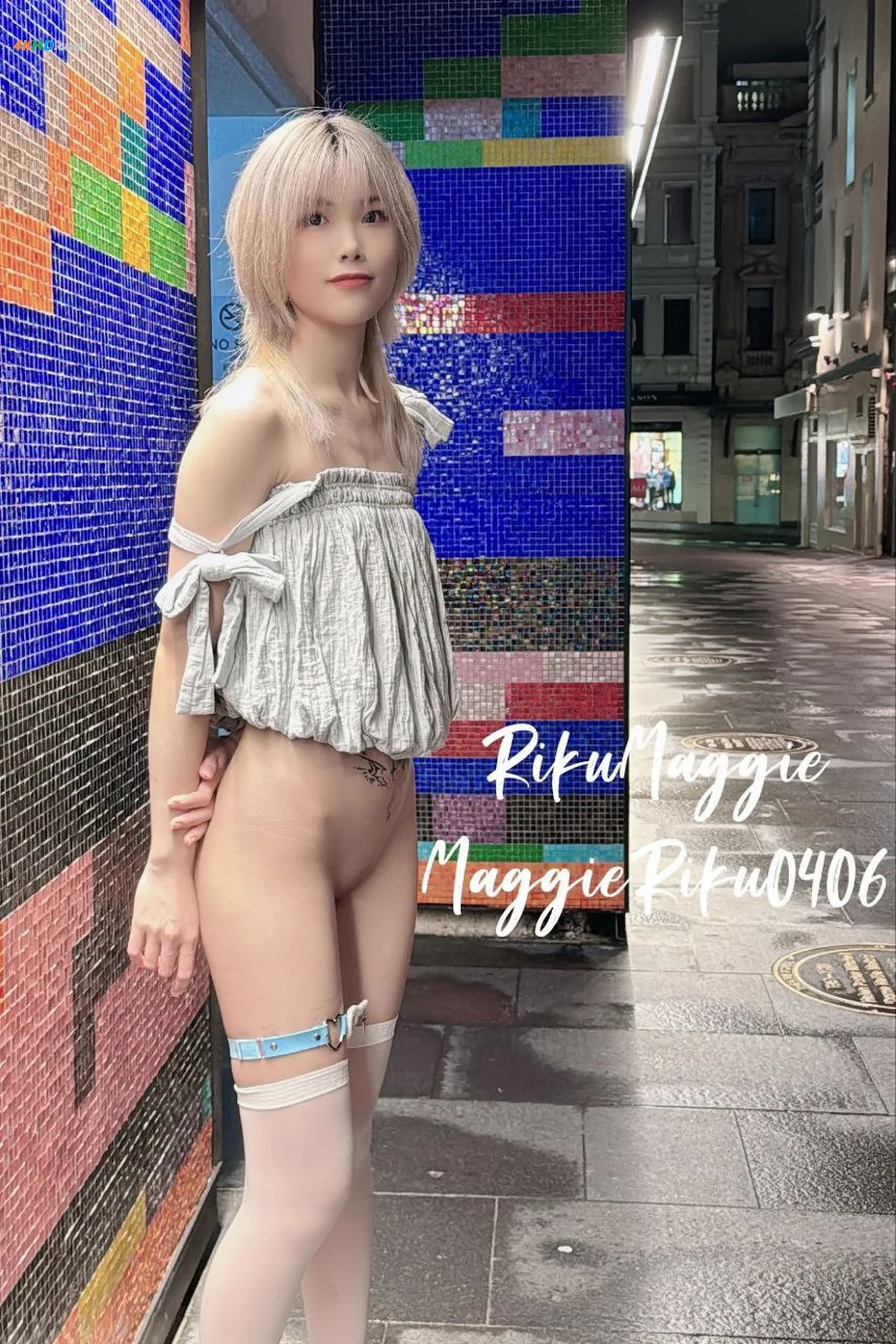 MaggieRiku0406(XiMu) - KeAiLiuXueShengTianMei GaoPinZhiHuWaiLuChu ZuiXinZhengLiGengXinNeiRongDianCangBan — photo 150