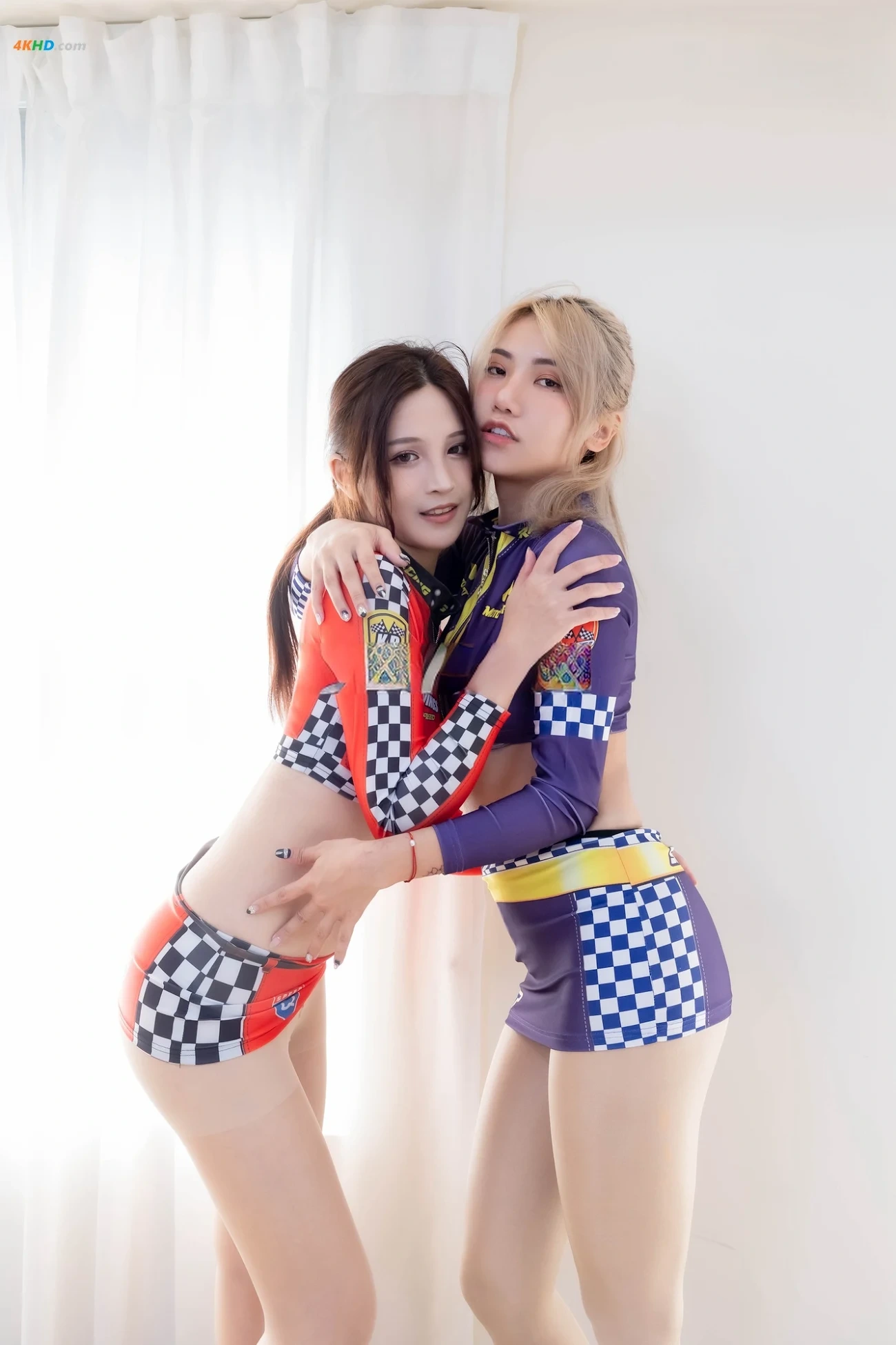 [JVID] YiFuDie & AshAiXi - [(SiDianQuanLu)]ShouCiHeTiZhenCang SaiCheNuLangYouLiangSiWaMeiJiaoLeiSiBianYouHuo — photo 15