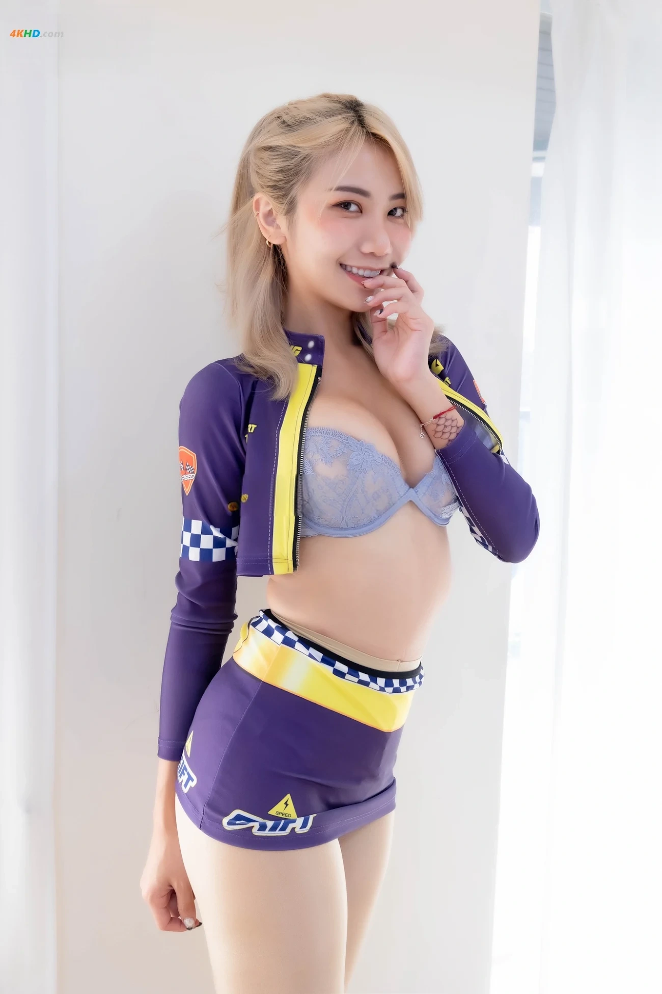 [JVID] YiFuDie & AshAiXi - [(SiDianQuanLu)]ShouCiHeTiZhenCang SaiCheNuLangYouLiangSiWaMeiJiaoLeiSiBianYouHuo — photo 48