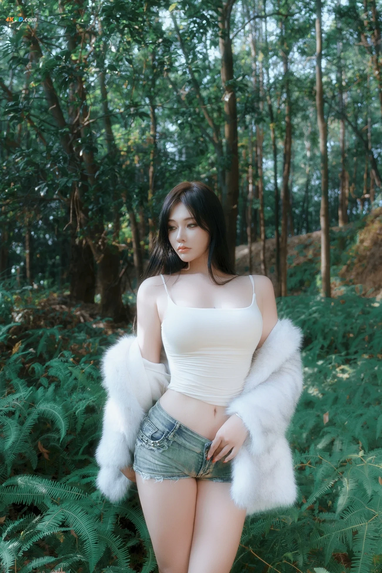 [NeiGouWuShuiYin] Na Bi (NaBi) - R18 XiuRenWangMoTe RouSiYuYongZhuang+WeiShangJiaZuoPinHunHeTuJi — photo 36