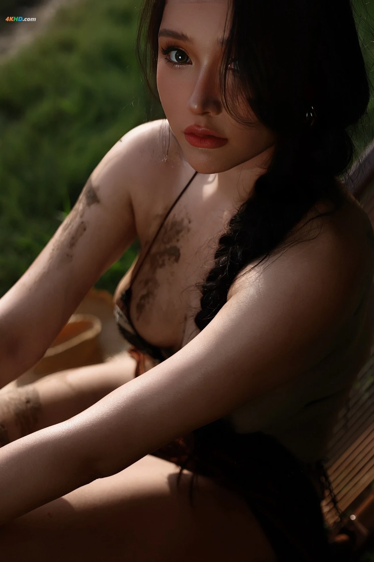[NeiGouWuShuiYin] Na Bi (NaBi) - R18 XiuRenWangMoTe RouSiYuYongZhuang+WeiShangJiaZuoPinHunHeTuJi — photo 70