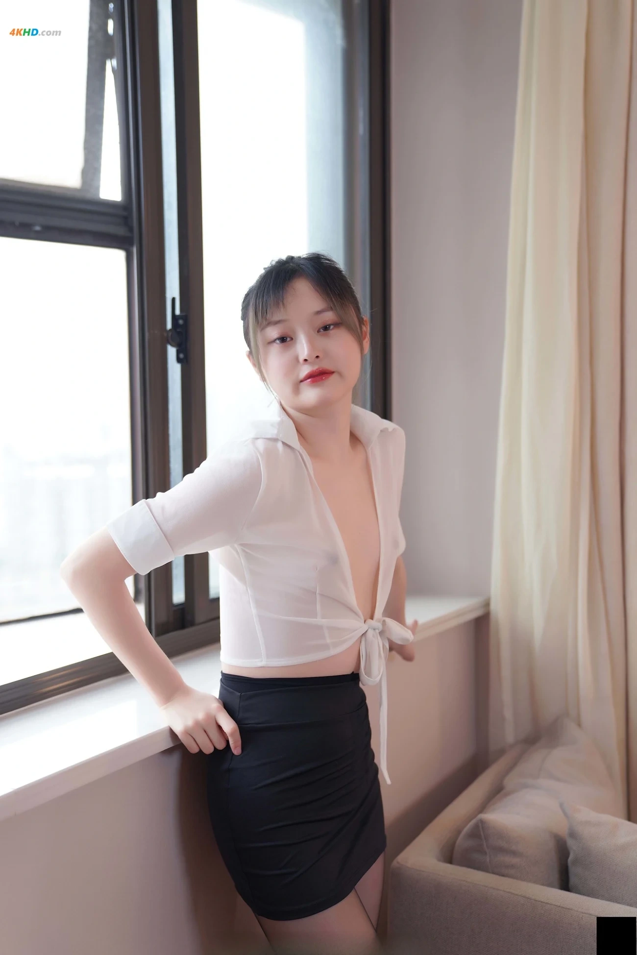 [Private Photoshoot] YueYue - DuanQunHeiSi QuanChiDuSiPai — photo 167