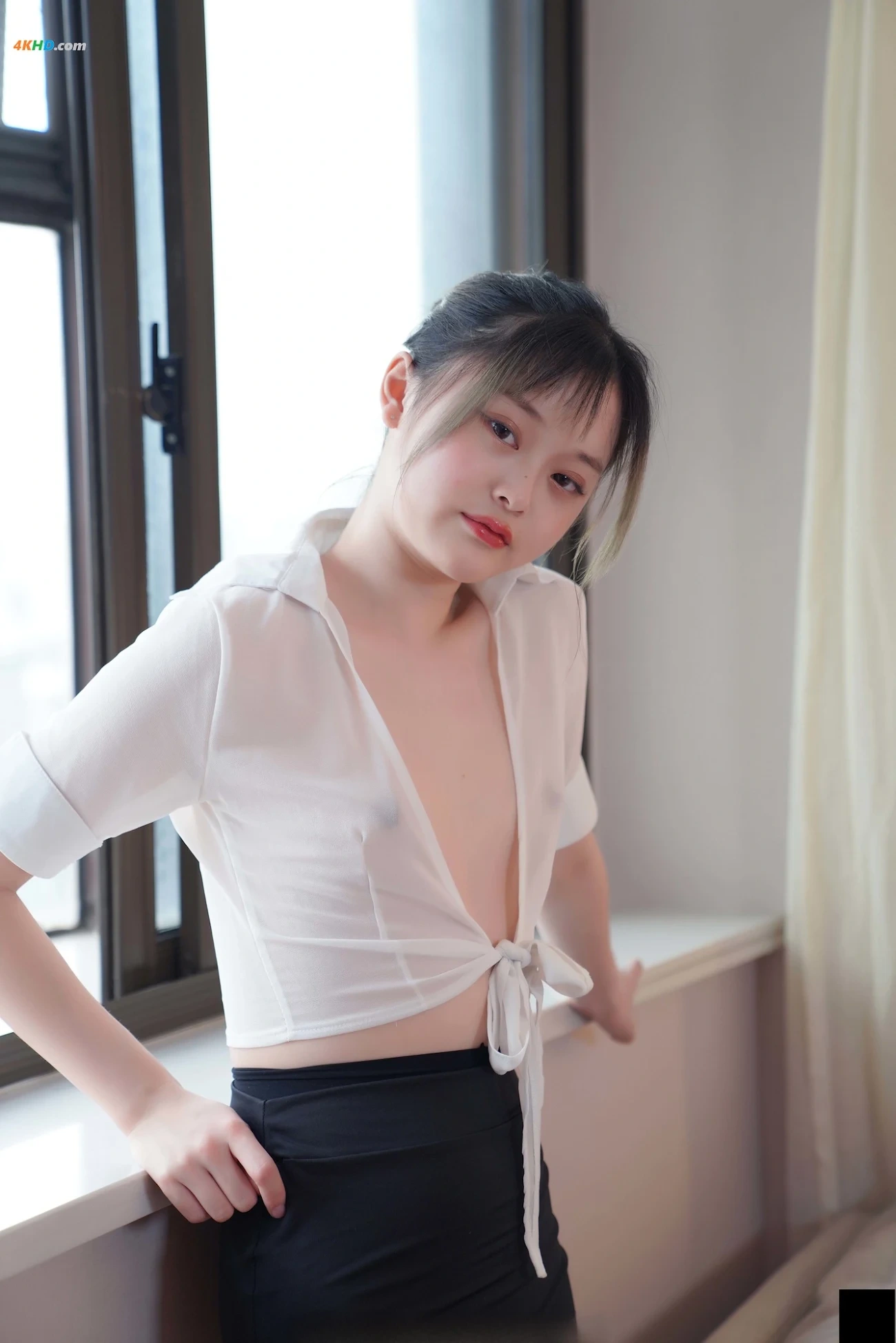 [Private Photoshoot] YueYue - DuanQunHeiSi QuanChiDuSiPai — photo 169