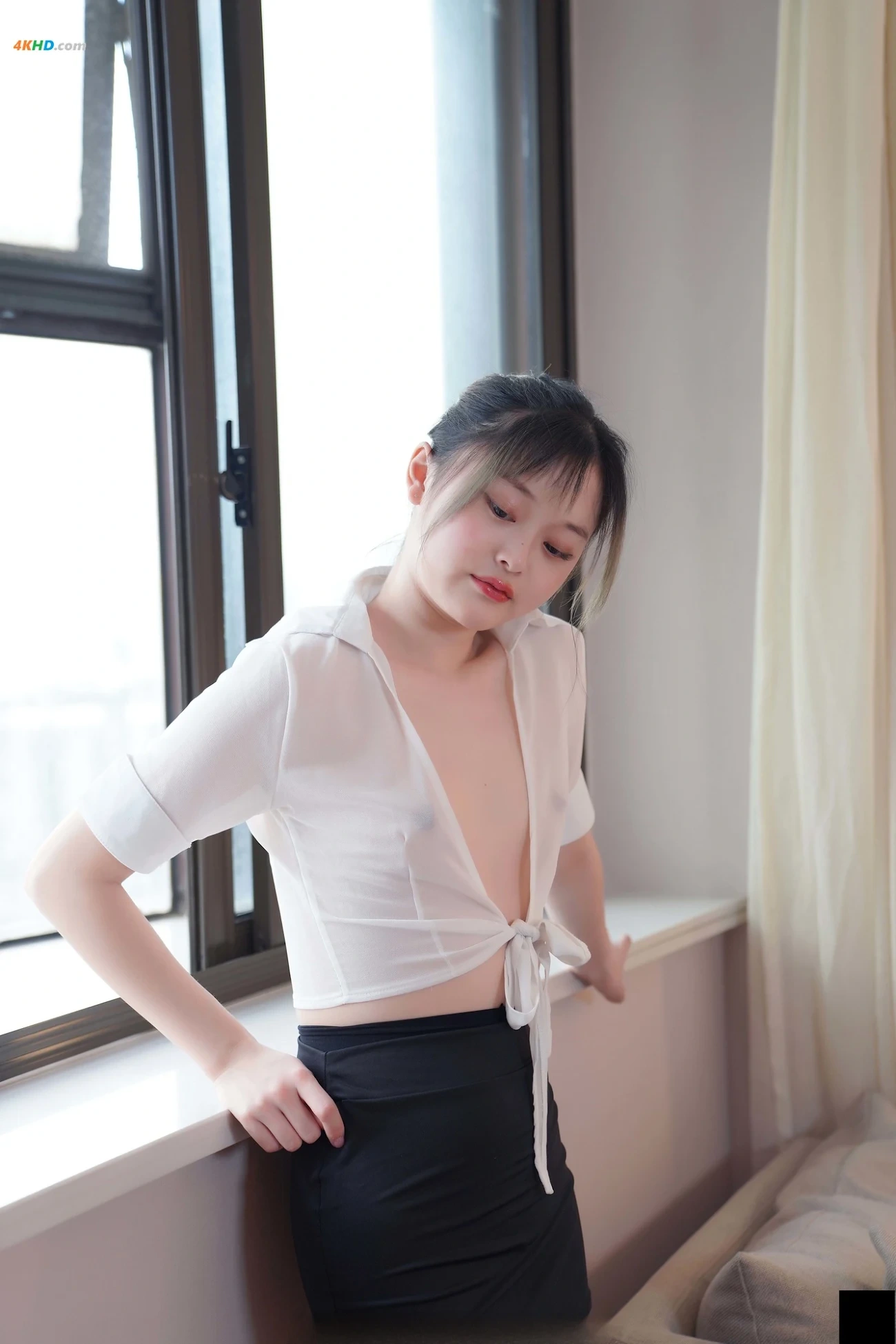 [Private Photoshoot] YueYue - DuanQunHeiSi QuanChiDuSiPai — photo 170