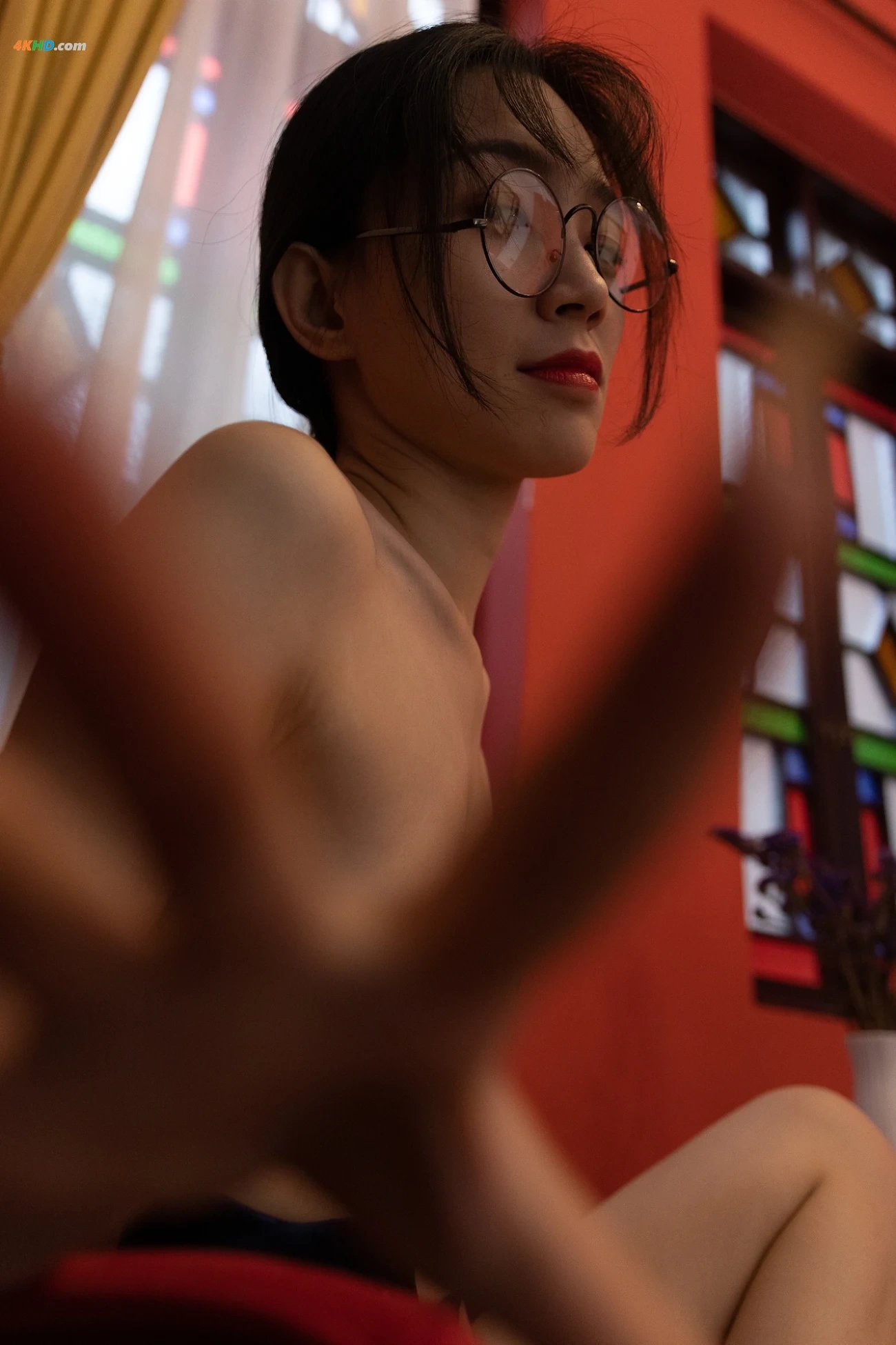 [Private Photoshoot] PKGSheYing QingChunYanJingNiang XiaoJiu 2022.11.30 DaChiDu SiPaiTaoTu — photo 3
